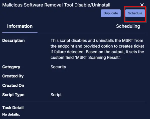 Scheduled Task